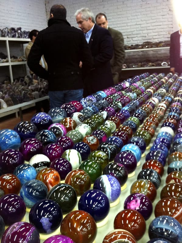 Artigas: visit to amethyst factory