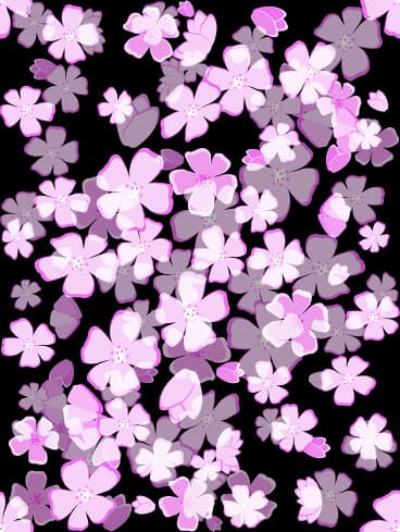 Seamless Pattern Yozakura