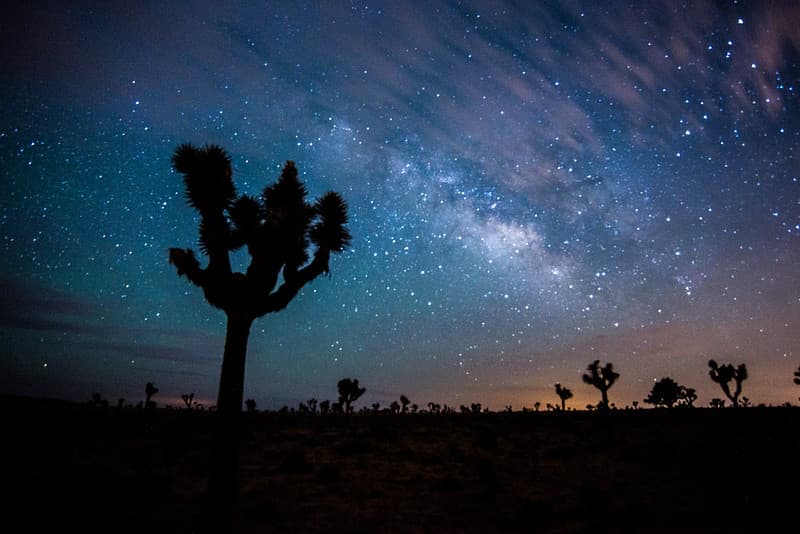 Cloudy Night Sky