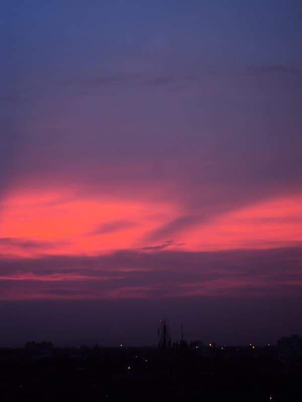 Evening clouds - Kolkata