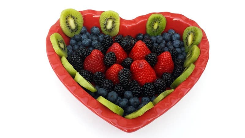 Heart of fruits