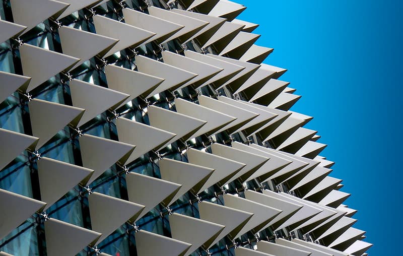 The Esplanade building. Singapore.