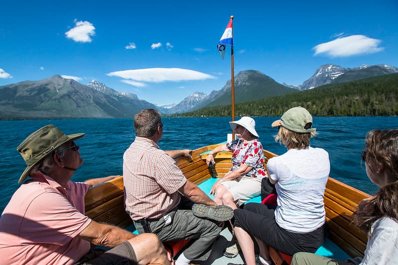 Visitors on a Boat Ride