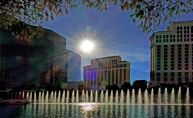 The Fountains of Bellagio.Las Vegas.