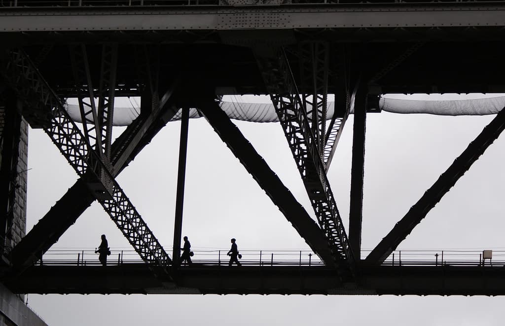 The walk home. Sydney Harbour Bridge.