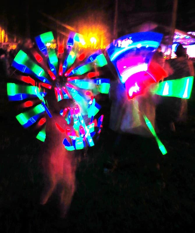 Light saber sword battle