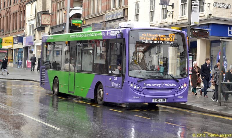 YX13AEN 371 network nottingham