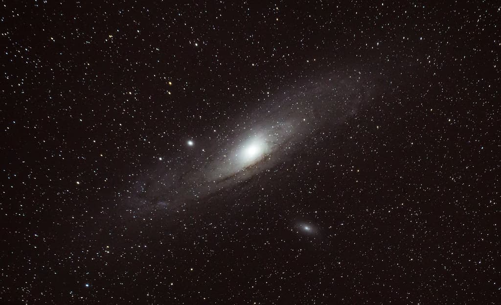 M31, M32 and M110 - The Andromeda Galaxy and Satellite Galaxies