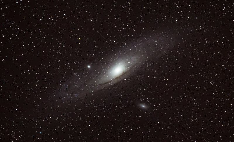 M31, M32 and M110 - The Andromeda Galaxy and Satellite Galaxies