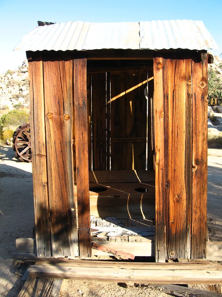 Out house; Keys (Desert Queen) Ranch