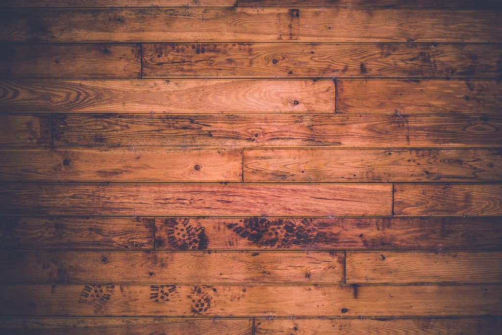 Wood Flooring Texture with Foot Prints