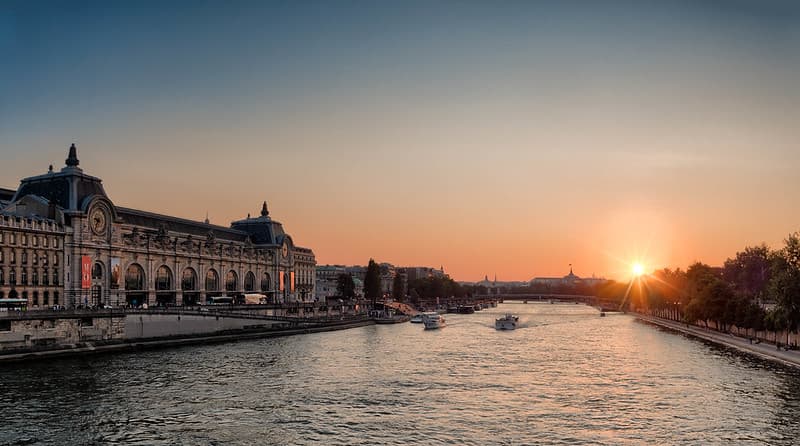 Sunset on the Seine