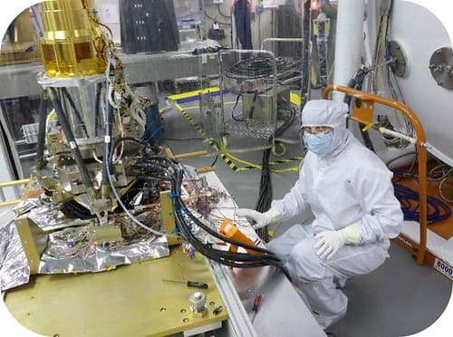 GOES-R GLM Sensor Electronics Box Installed