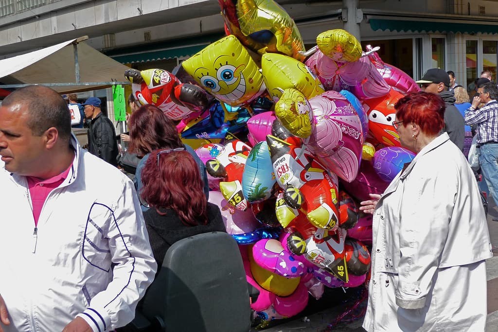 Amsterdam, april, balloons