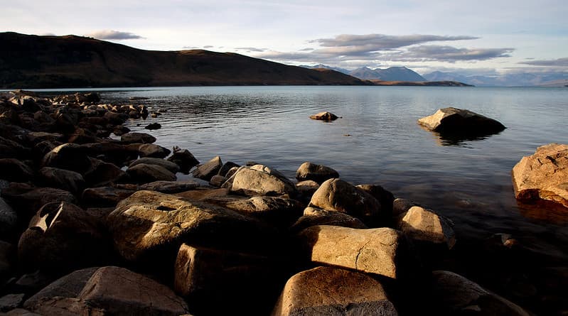 Evening at Lake Tekapo. NZ