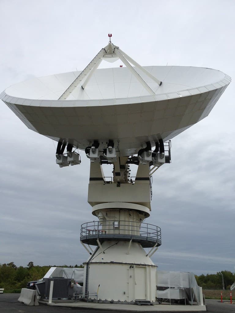 GOES-R Series Antenna Construction at Wallops