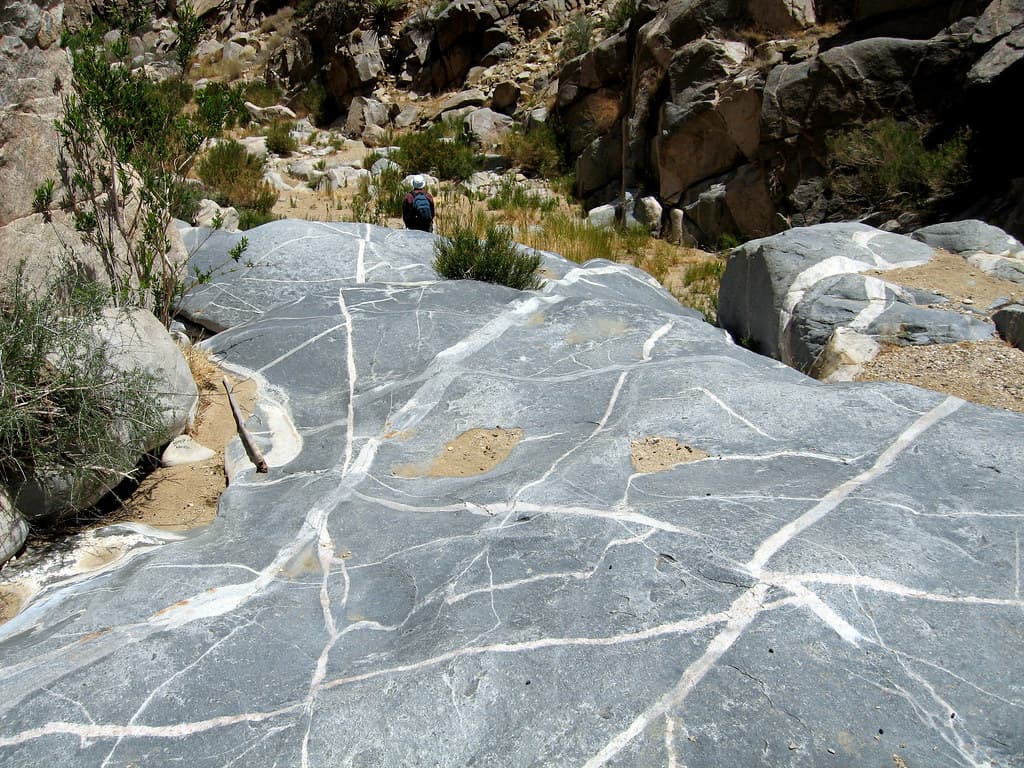 Vein intrusions in Smith Water Canyon