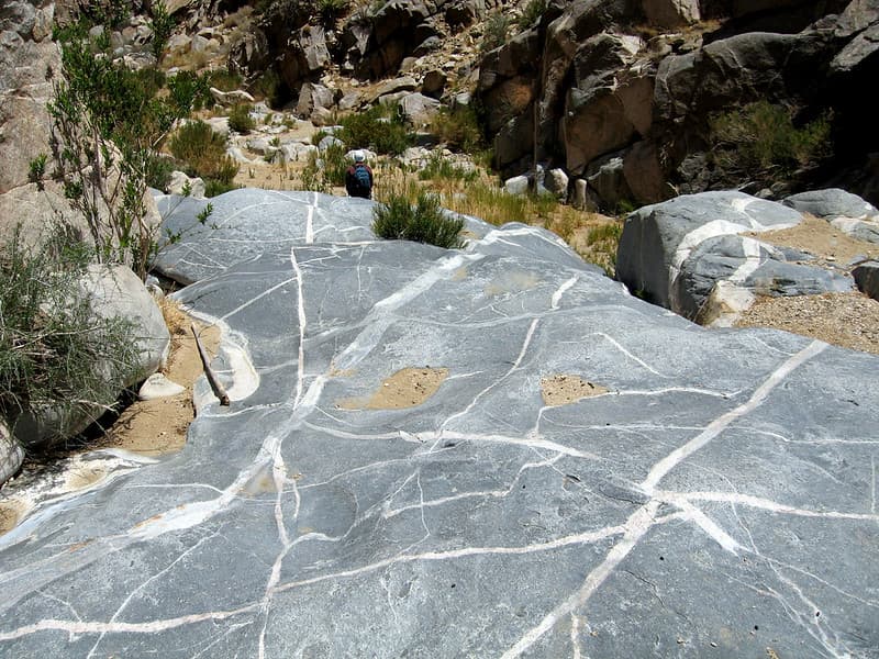 Vein intrusions in Smith Water Canyon