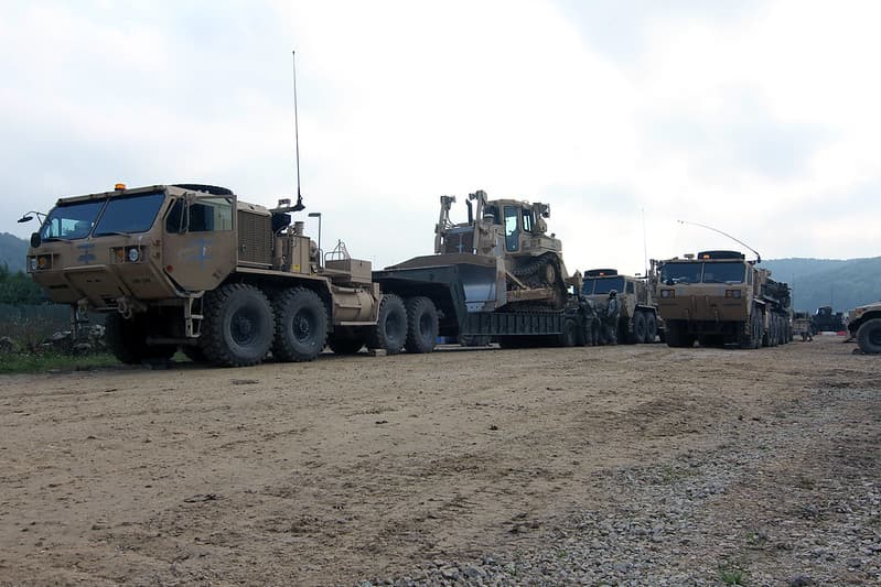 Engineers face OPFOR of 1-4 Inf. during Saber Junction 14