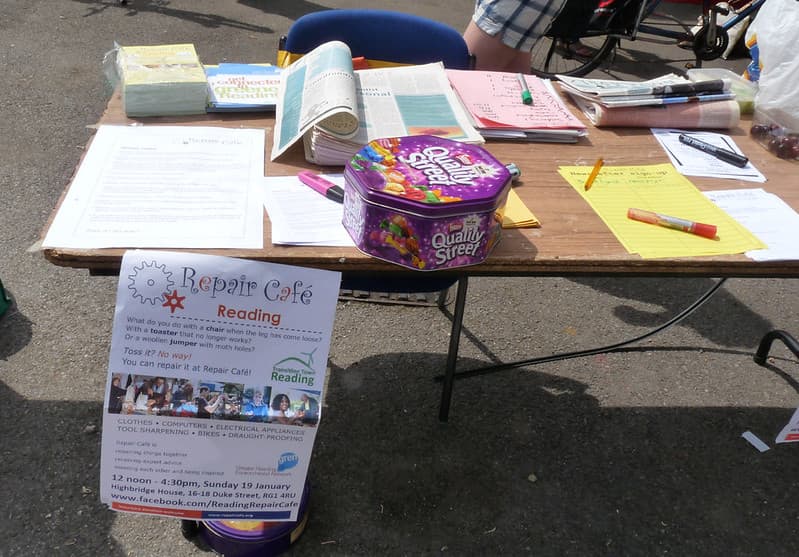 July Reading Repair Cafe support desk