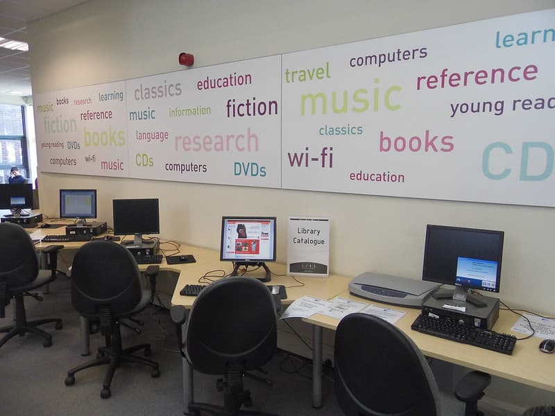 Gosforth Library interior