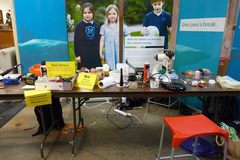 Reading Repair Cafe - tool library and electrics