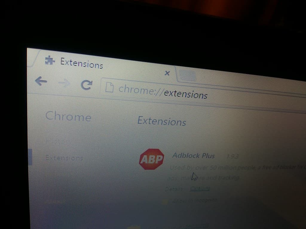 Chrome on my Toshiba laptop
