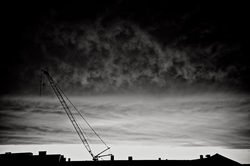 B/W Sunset