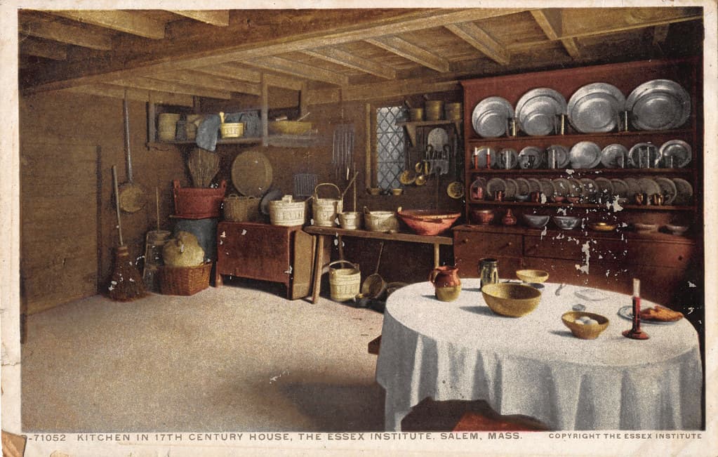Massachusetts, postcard, vintage