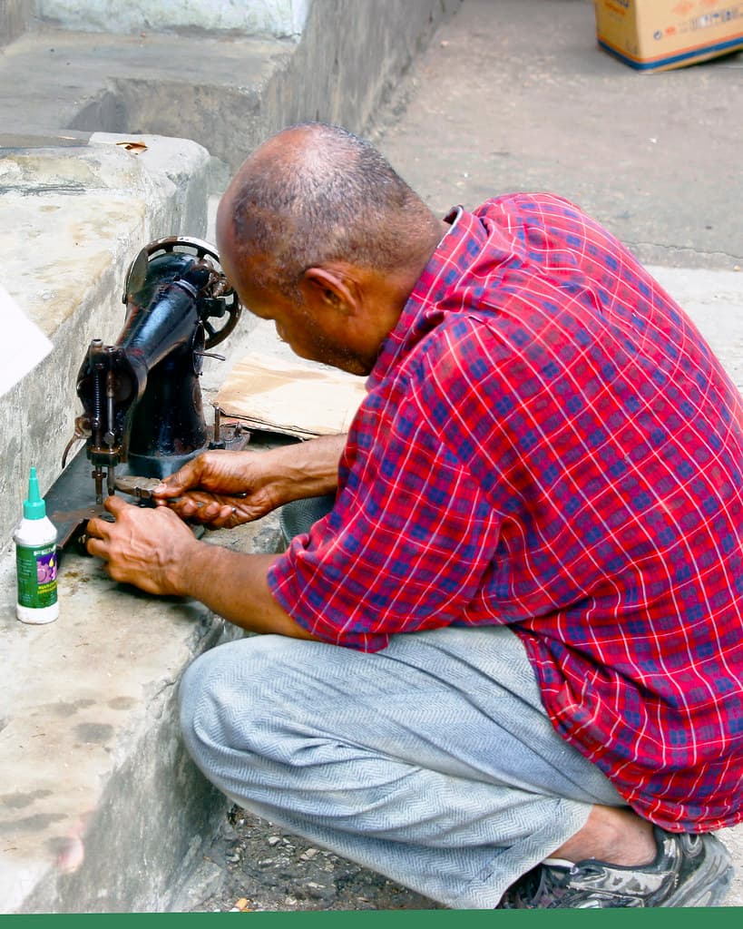 Repairing the Sewing Machine