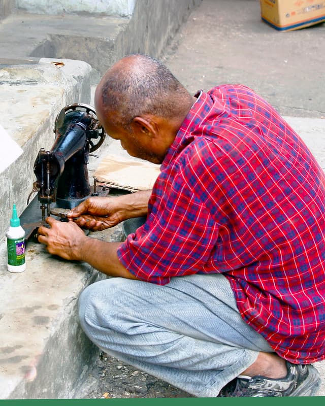 Repairing the Sewing Machine