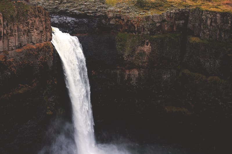 Waterfall over Cliff