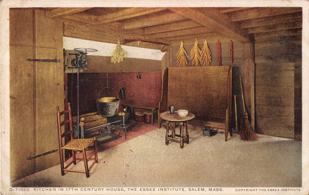Massachusetts, postcard, vintage