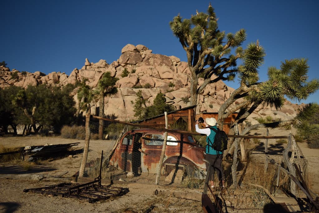 Photographing Rusty Car