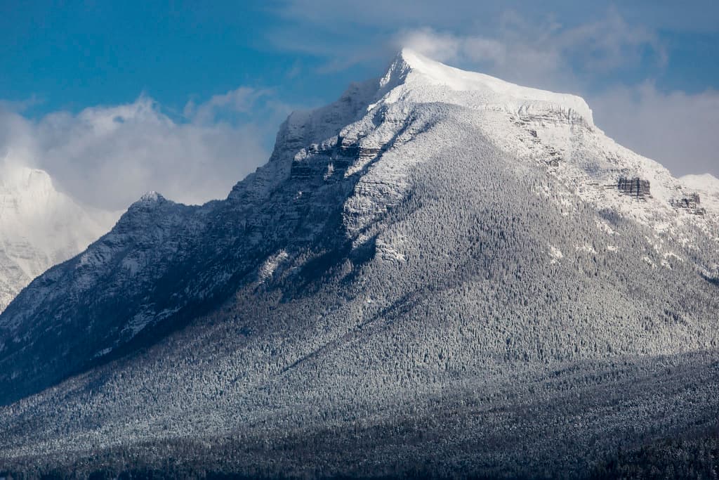 Mt. Brown after a Snow Storm