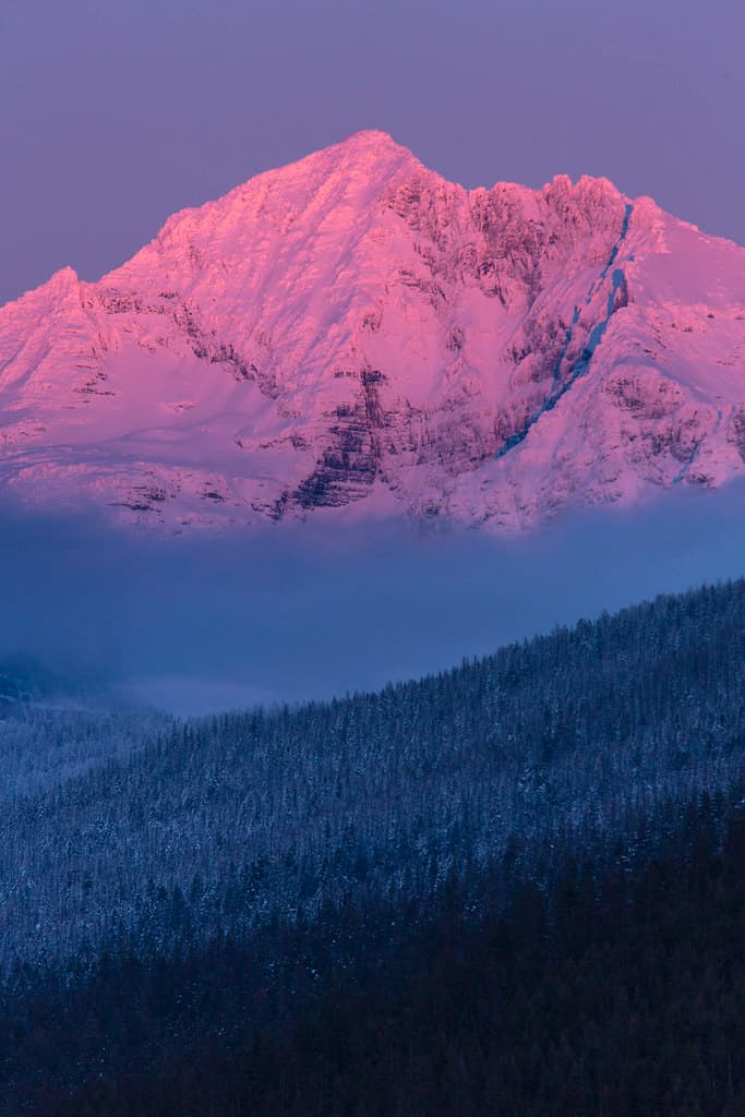 Gunsight Mountain Sunset