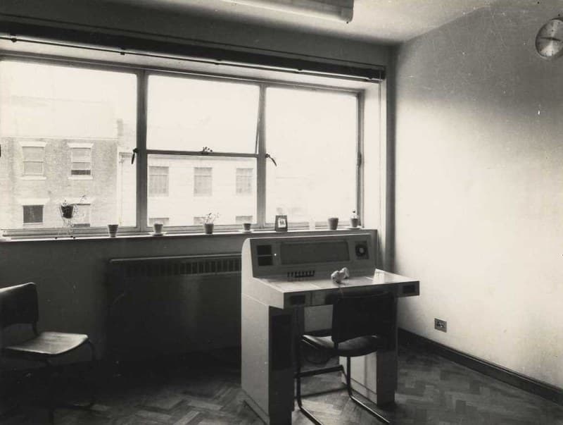 Police telephone switchboard 1955 (archive ref POL-4-10-9-22b)