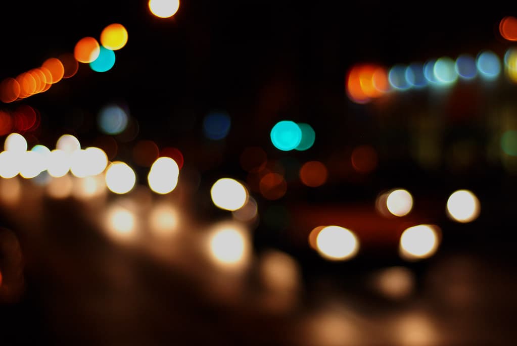 Blurry Car Lights Bokeh