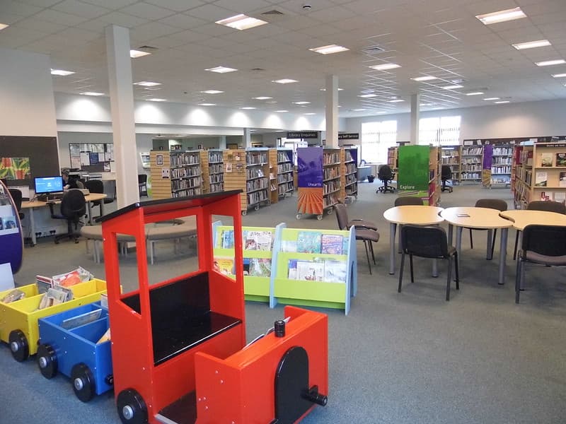 West End Library interior