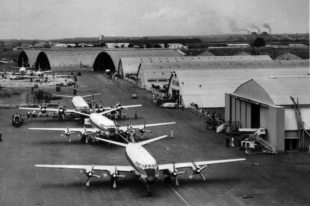 Brisbane Airport, Eagle Farm, c 1960