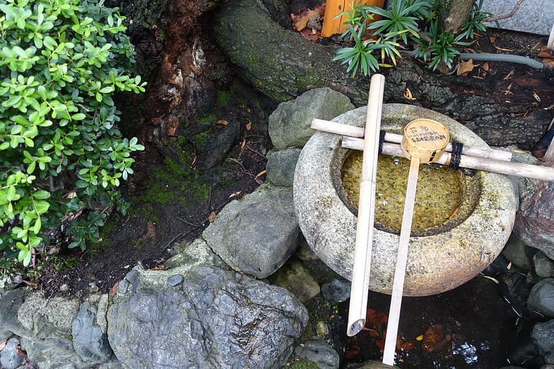 Japanese Shinto Ritual Hand Wash