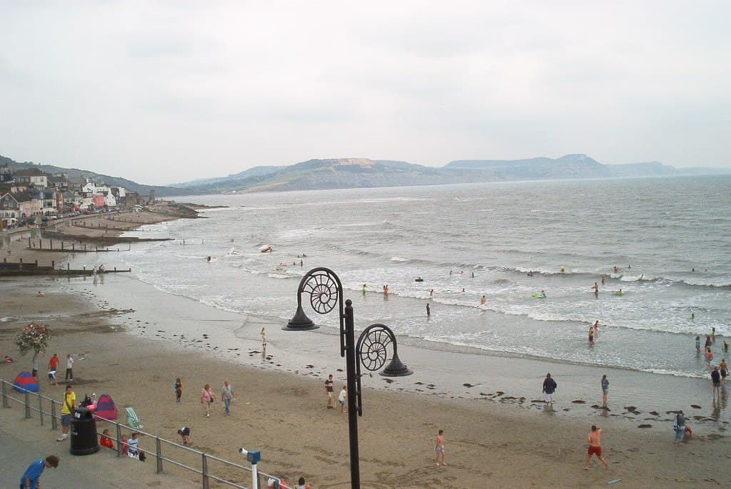 Lyme regis lamp-post