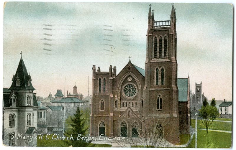 St Mary's RC Church in Berlin (Kitchener) (front)