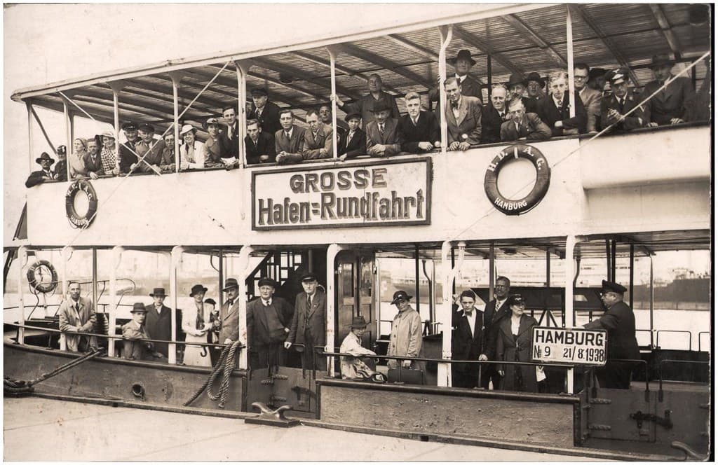 Hamburg Pleasure Boat, dated 21 August 1938