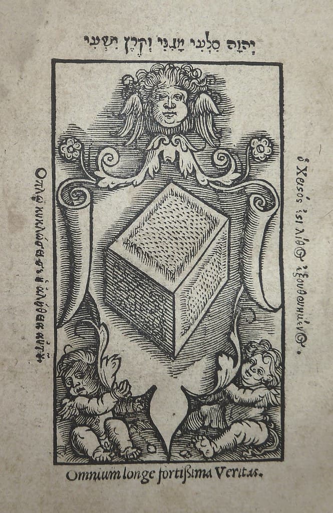 Printer's device of Wolfgang Capito of Strasbourg