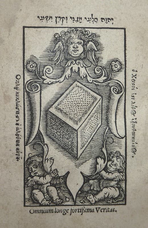 Printer's device of Wolfgang Capito of Strasbourg