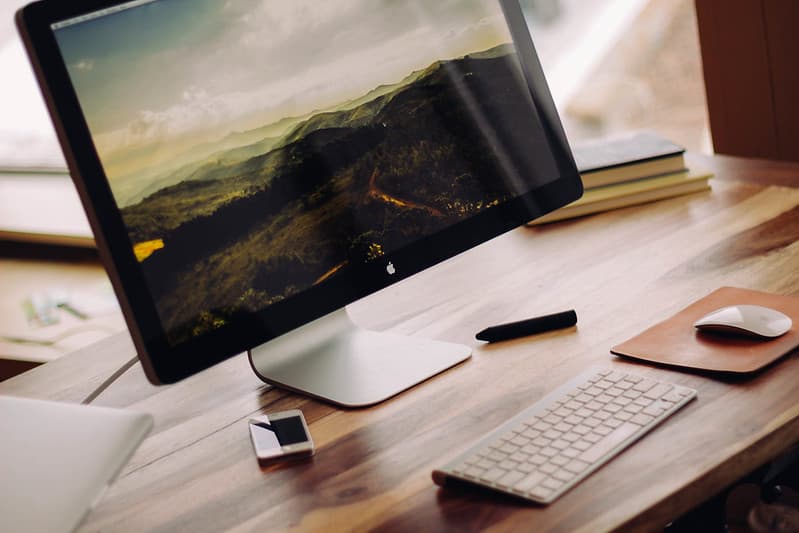 IMac Computer on Desk