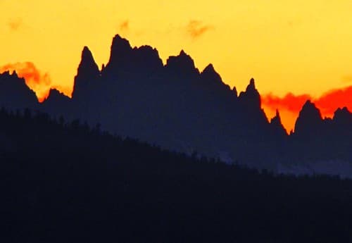 Minaret Sunset California
