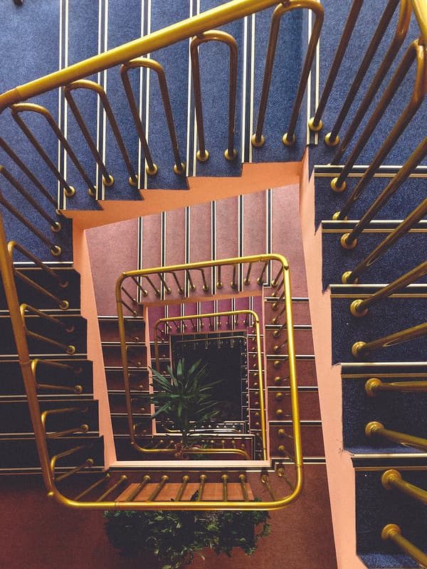 Central Axis of Spiral Staircase