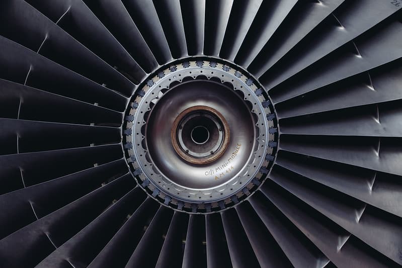 Geometric Air Fan Background Pattern